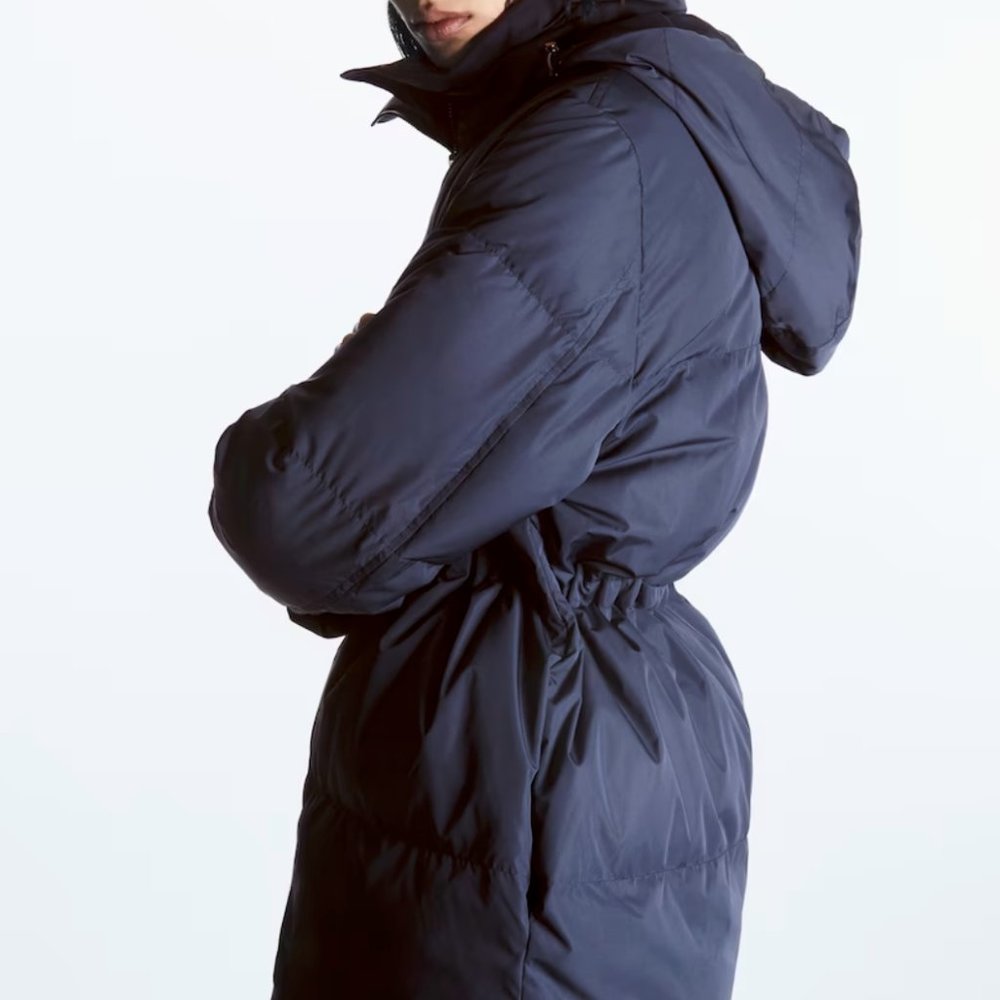 COS Drawstring Women's Redown Puffer Jacket NWOT - Picture 2 of 12